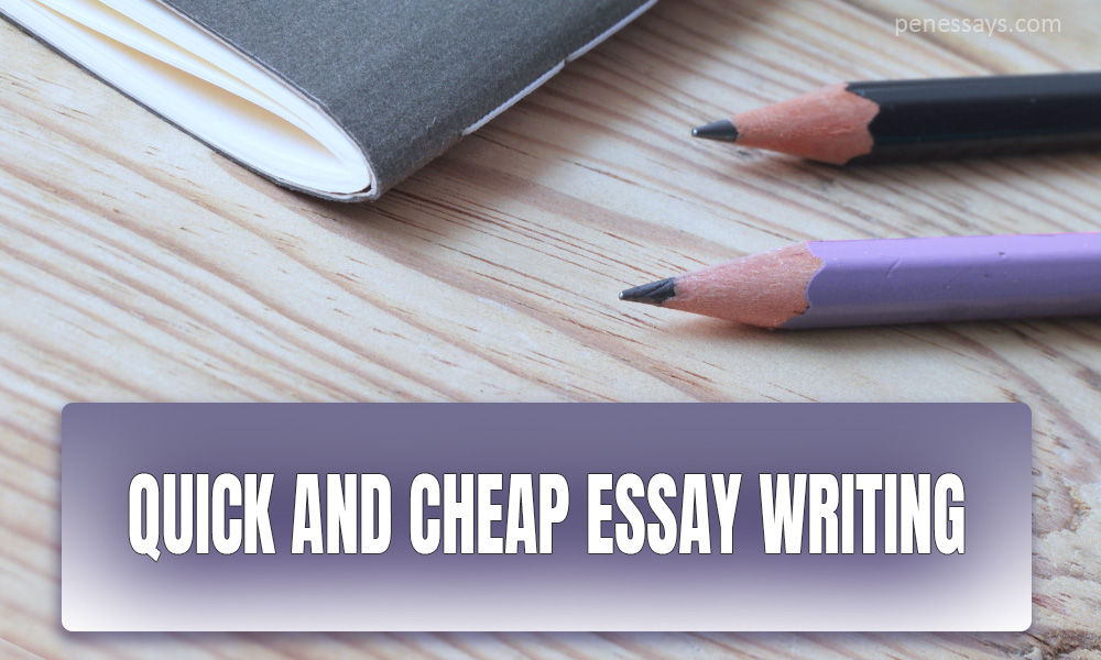 Quick and cheap essay writing