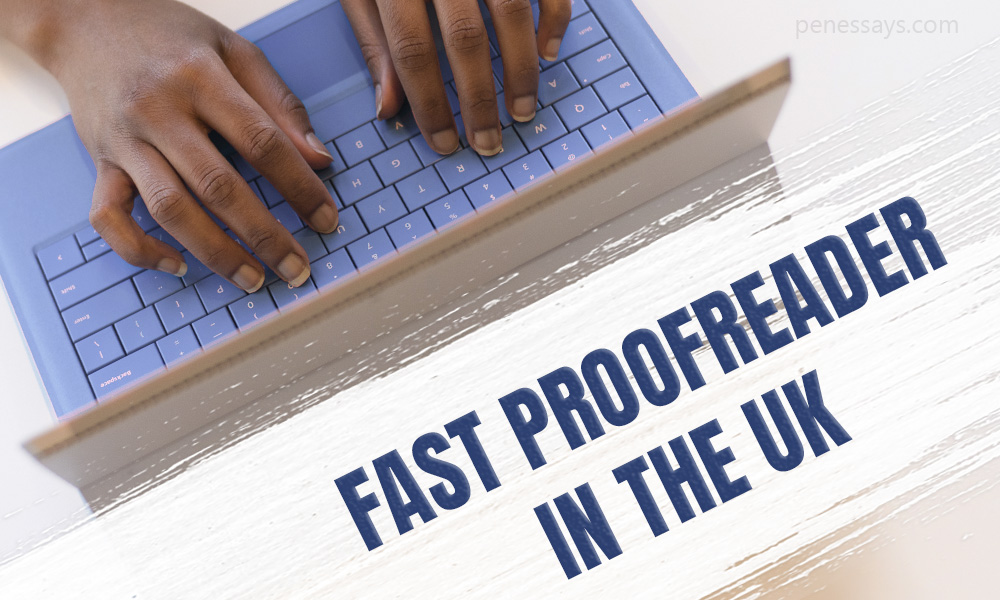 Fast proofreader in the UK